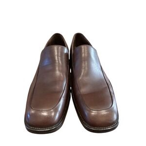 Banana Republic Brown Leather Loafers Men's 9M Dual Zone Comfort